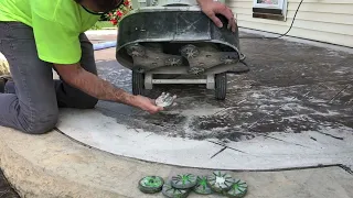 How To: Stamped Concrete Removal by Diamond Grinding