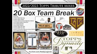 2022/23 Topps Sterling/Gilded/Tribute 20 Box TEAM Break #3 eBay 08/11/23