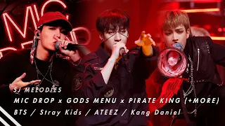 [Mashup] Mic Drop x Gods Menu x Pirate King (+More) - BTS / Stray Kids / ATEEZ / Kang Daniel