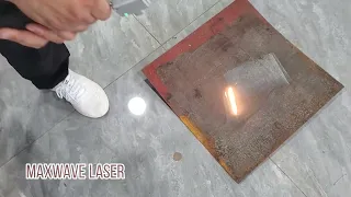 How to use CW handheld laser welding machine laser rust removal machine training guidance tutorial