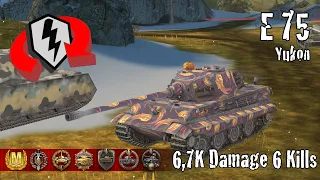 E 75  |  6,7K Damage 6 Kills  |  WoT Blitz Replays