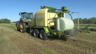 Обмотка рулона с KRONE Comprima CF 155 XC