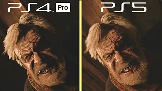 Resident Evil Village PS5 Vs PS4 PRO Graphics Comparison 4K (PS5 Ray Tracing On)