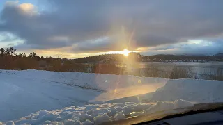 WInter Wonderland. The Aftermath.1/26/2021. Sunrise SNOW drive. Big Bear BEAUTY in full effect.