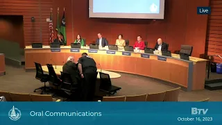 2023-10-16 Avrum (Alex) Tsimerman Disruption of Bellevue, WA City Council