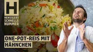 Schnelles One-Pot-Reis mit Hähnchen und viel Geschmack Rezept von Steffen Henssler