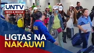 Pinakamalaking batch ng Filipino repats mula Israel, nakabalik na sa Pilipinas