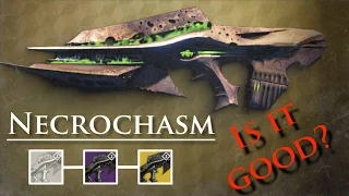 Destiny - How to get Necrochasm (Exotic Auto Rifle) /Husk of the Pit! Is it good?