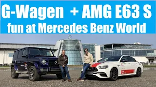 G-Wagen + AMG E63 S thrashed at Mercedes Benz World AND YOU CAN DO IT TOO!