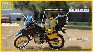 Así EQUIPÉ mi Honda XR150L para VIAJAR por el MUNDO 🌎/ De MÉXICO a ARGENTINA en BAJA CILINDRADA