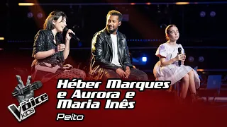 Héber Marques e Aurora & Maria Inês - "Peito" | Final (2ª Parte) | The Voice Kids
