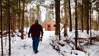 Remote Off Grid Log Cabin: My Dads First Visit Didn’t Go As Planned