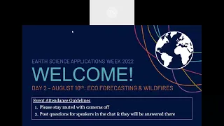 Earth Science Applications Week 2022 - Day 2