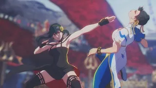 Street Fighter 6 crossover Spy x Family Code : White (Yor) vs (Chun-Li) 2024 01 11