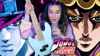 SINGER REACTS to JOJO's BIZARRE ADVENTURE ALL OPENINGS !!!  for THE FIRST TIME !!