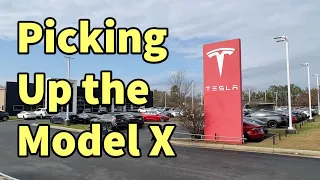 Picking up the Model X  from Service