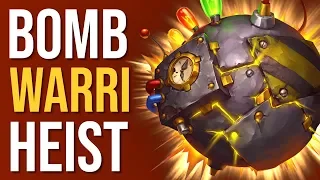 Bomb Warrior BLOWING UP Heist Bosses | Heist Ch. 2 | Rise of Shadows | Hearthstone