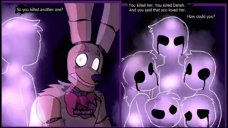 Springtrap and Deliah redub part 3 (five nights at Freddy’s comic dub)