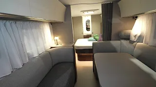 Modern interior caravan 2024 ADRIA Alpina 663