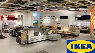 IKEA SHOP WITH ME FURNITURE SOFAS ARMCHAIRS DINING TABLES BEDS DECOR SHOPPING STORE WALK THROUGH