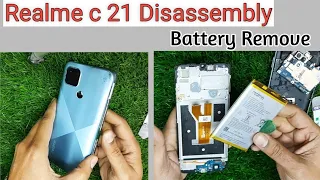 Realme c21 Disassembly / Back Cover Remove / Battery Remove