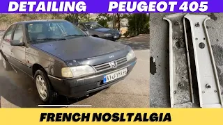 Exterior detailing the French nostalgia car | Peugeot 405 |