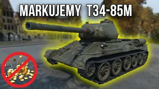 Zarabiamy kredyty i markujemy T-34-85M | GRAMY BEZ GOLDA DZIEŃ 3 | World of Tanks RU server