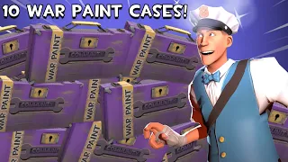 [TF2] Unboxing 10 NEW Summer 2023 War Paint Cases (CRAZY Luck!) | Team Fortress 2 Summer 2023 Update