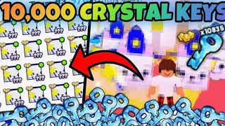 I UNBOXED *10,000 CRYSTAL CHESTS* AND GOT TONS OF WIZARD WESTIES!  (Pet Simulator 99)
