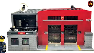 LEGO City Custom Fire Station MOC