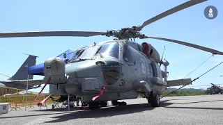 U.S. Navy MH-60R Seahawk helicopter at LIMA 2019 in Malaysia