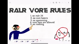 Ralr vore rules