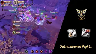 More Outnumbered Fights in Albion Online! | PvP highlights | Demonic & 1h Fire POV