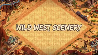 Wild West Scenery 🤠🏜️ | Clash of funz #clashofclans #scenery #wildwestscenery