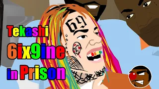 6ix9ine in Prison (FILNOBEP cartoon) "SING FEFE"