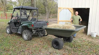 Swisher 16 & 20 cu ft Poly Dump Cart Trailers