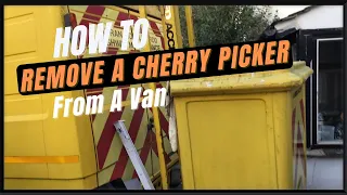 How we Removed the Cherry Picker from our Van // Van Conversion // Mercedes Vario 814d //Episode 2