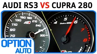 ★ 0-200 km/h • New Audi RS3 vs Seat Leon Cupra 280 (Option Auto)