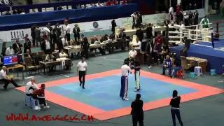 WAKO Kickboxing EC 2010: LC +94kg Finale: Potocnik(SLO) vs Cikotic(CRO)