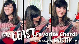 My LEAST Favorite Chord to Play and How to MASTER It! | E Major Chord | Cory Teaches Music