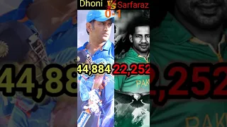 Ms Dhoni Vs Sarfaraz Ahmed Full Compression Video || #shorts #msdhoni #cricket