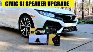 How to replace speakers on a Honda Civic Si 10th Gen #Civicsi #Honda#Crutchfield