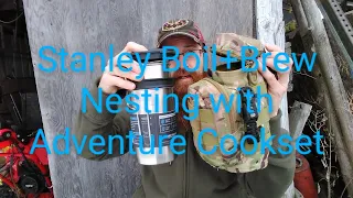 Nesting Hack for the Stanley Adventure Camp Cook Set + the Stanley Boil and Brew French Press.