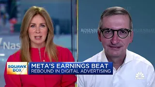 Rosenblatt's Barton Crockett on Meta's earnings beat: The advertising market is recovering