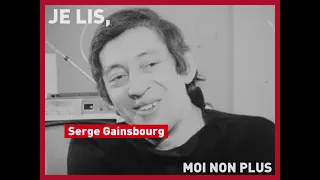 [CNL] Serge Gainsbourg et son rapport au livre