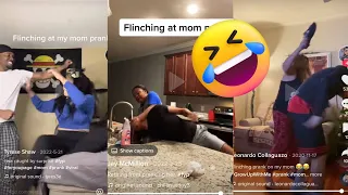 Flinching At My MOM Prank | TikTok (Funny)