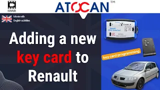 Adding a key card to Renault using the Renault ECU Tool (RET)