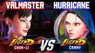 SF6 ▰ VALMASTER (Chun-Li) vs HURRICANE (Cammy) ▰ High Level Gameplay