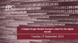 A Digital Single Market? Europe’s vision for the digital decade