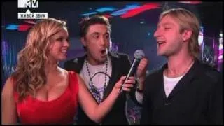 Plushenko поддерживает Д.Билана,Pre-party MTV EMA-2010